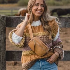 Vegan leather crossbody bag from Poppy & Peonies